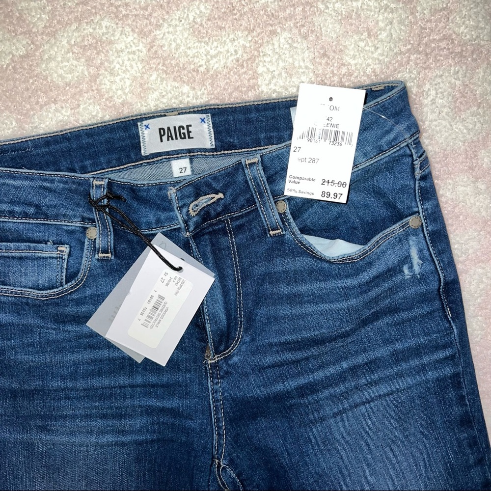 NWT PAIGE Verdugo Distressed Ankle Cut Jeans in size 27 - Picture 4 of 6